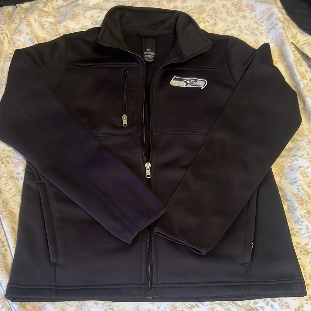 Youth Seattle Seahawks Black zip up Jacket